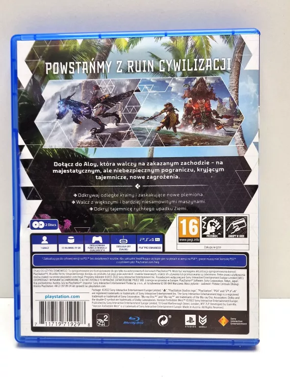 HORIZON FORBIDDEN PS4