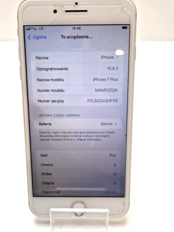 SMARTFON APPLE IPHONE 7 PLUS 3 GB / 128 GB 4G (LTE) BAT 79 %