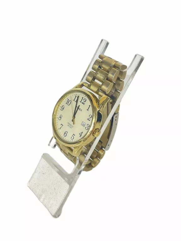 ZEGAREK TIMEX CR2016 WR30 NA ZŁOTEJ BRANSOLECIE