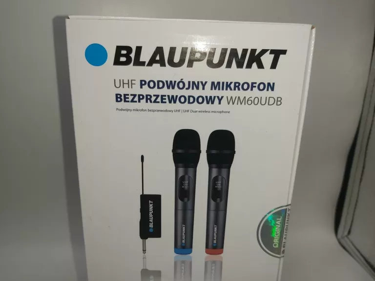 MIKROFON POJEMNOŚCIOWY WOKALOWY BLAUPUNKT WM60UDB