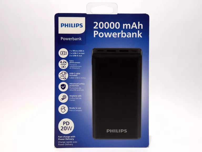 POWERBANK PHILIPS 20000 MAH DLP7721C