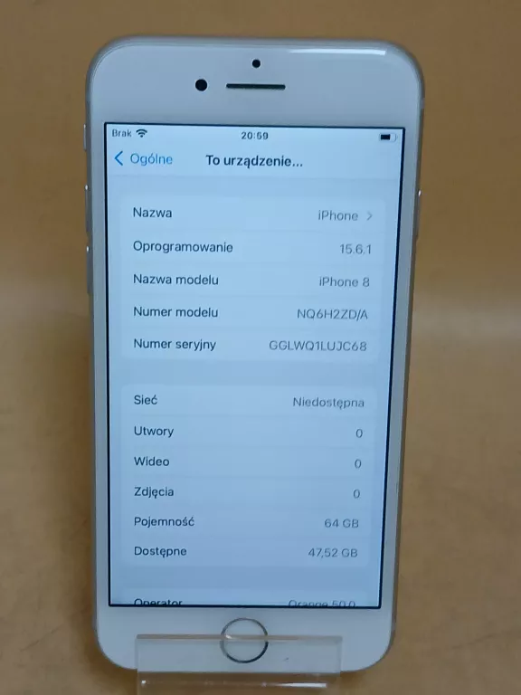 TELEFON APPLE IPHONE 8 64GB 100% 359495088385819