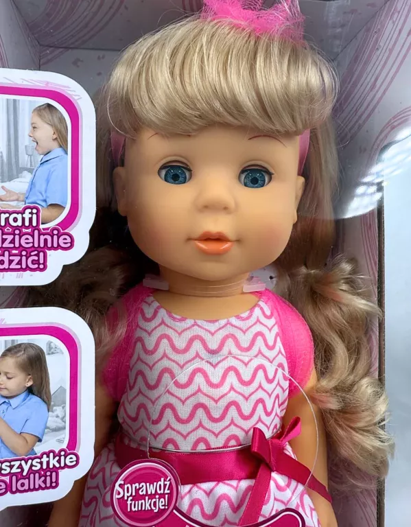 INTERAKTYWNA LALKA NATALIA / CHODZĄCA / MÓWI / ŚPIEWA