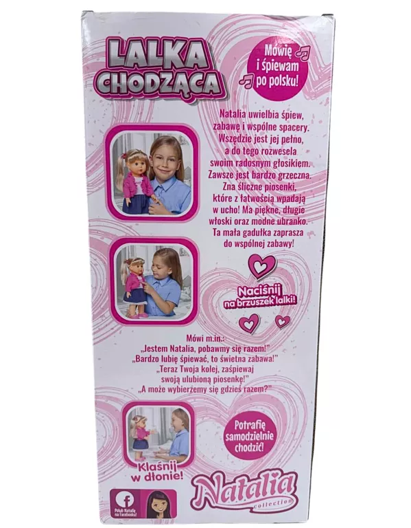 INTERAKTYWNA LALKA NATALIA / CHODZĄCA / MÓWI / ŚPIEWA