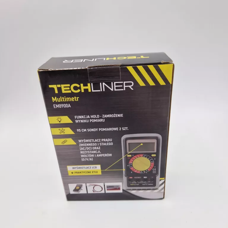 MIERNIK MULTIMETR TECHLINER EM8900A