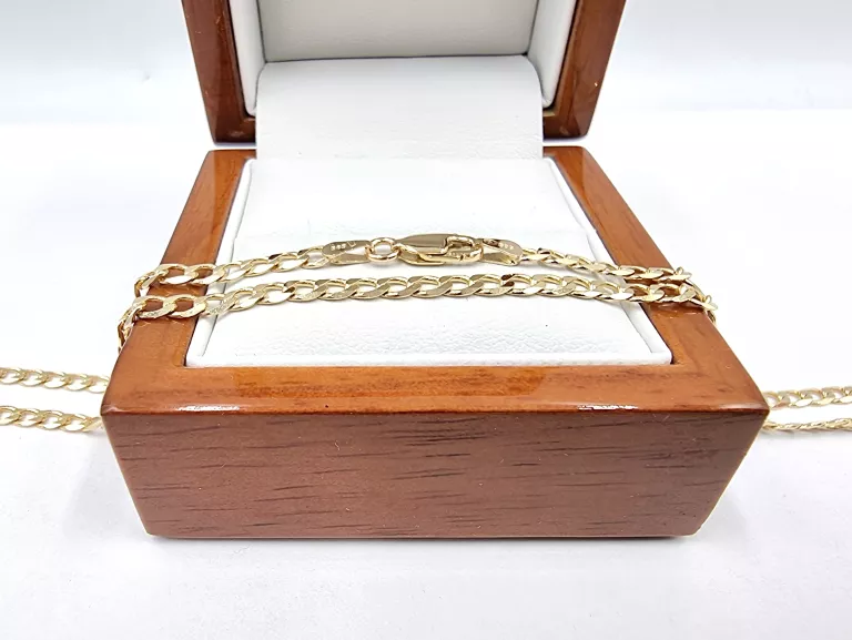ZŁOTY ŁAŃCUSZEK PANCERKA P585 8,09G DŁ50CM