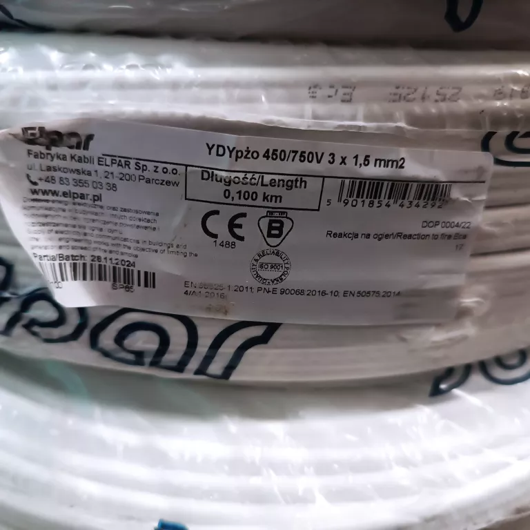 KABEL ELPAR 3X1,5