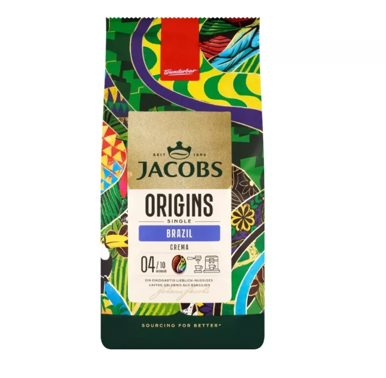 KAWA ZIARNISTA MIESZANA JACOBS ORIGINS SINGLE BRAZIL 1000 G