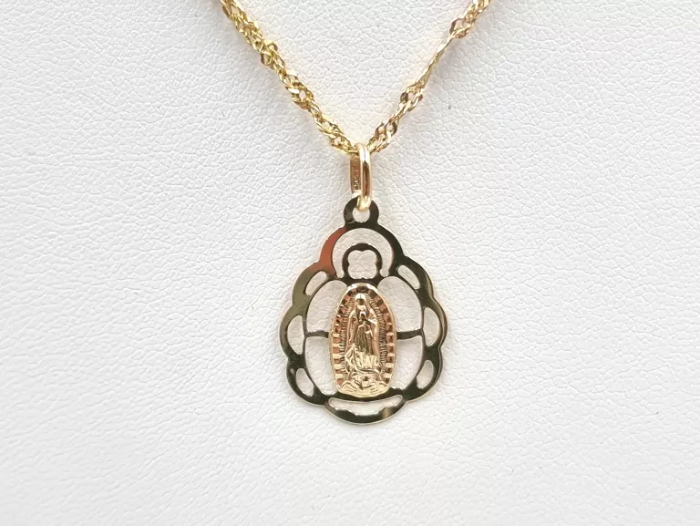 ZŁOTA ZAWIESZKA MATKA BOSKA Z GUADALUPE 0,90 P585