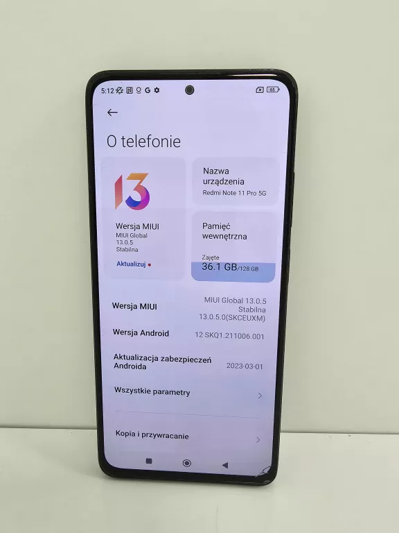 TELEFON XIAOMI REDMI NOTE 11 PRO 5G