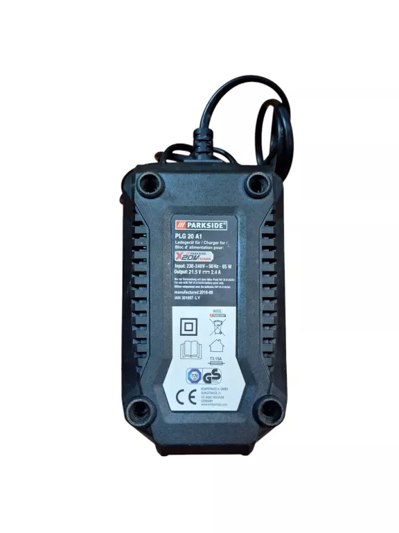 PARKSIDE ŁADOWARKA 65W PLG 20 2,4 A 20 V X20V