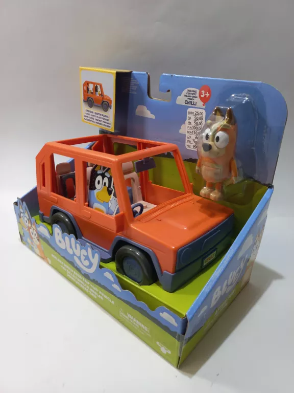 POJAZD MOOSE TOYS BLUEY HEELER FAMILY ROAD TRIP 4WD VEHICLE