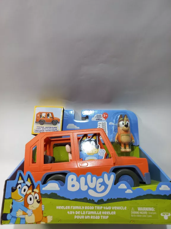 POJAZD MOOSE TOYS BLUEY HEELER FAMILY ROAD TRIP 4WD VEHICLE