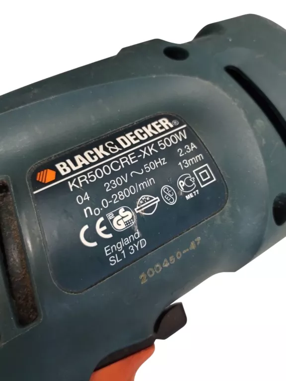 WIERTARKA BLACK DECKER 500W + WIERTŁA