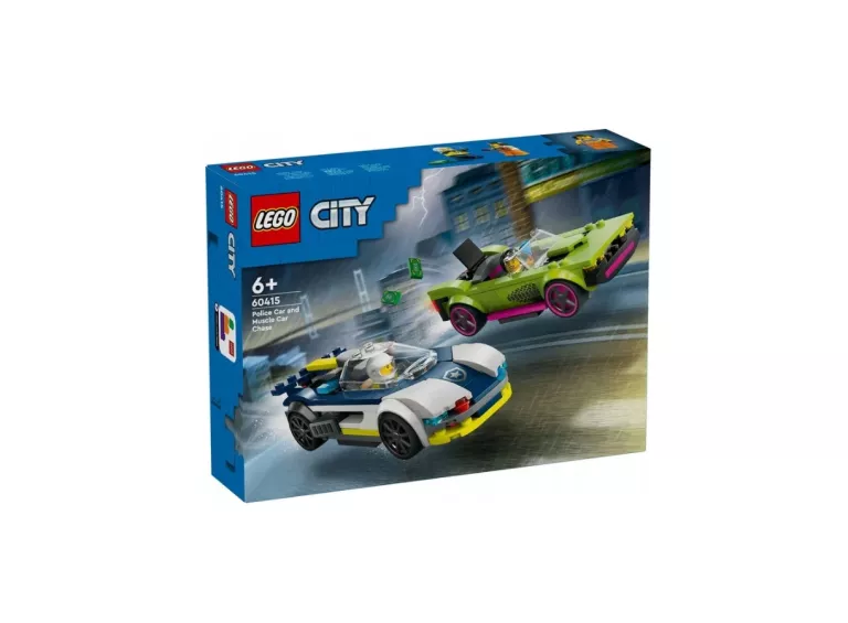 LEGO CITY 60415 POŚCIG RADIOWOZU ZA MUSCLE CAREM