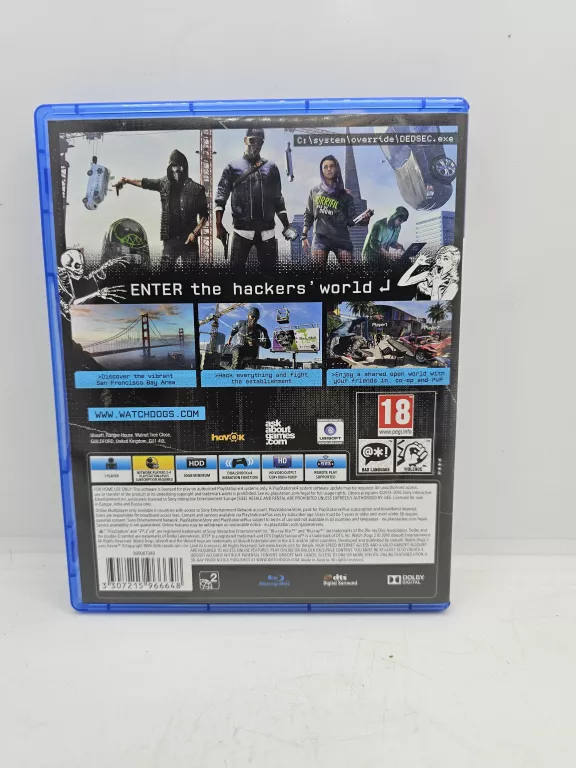 WATCH DOGS 2 PS4 PUDEŁKO
