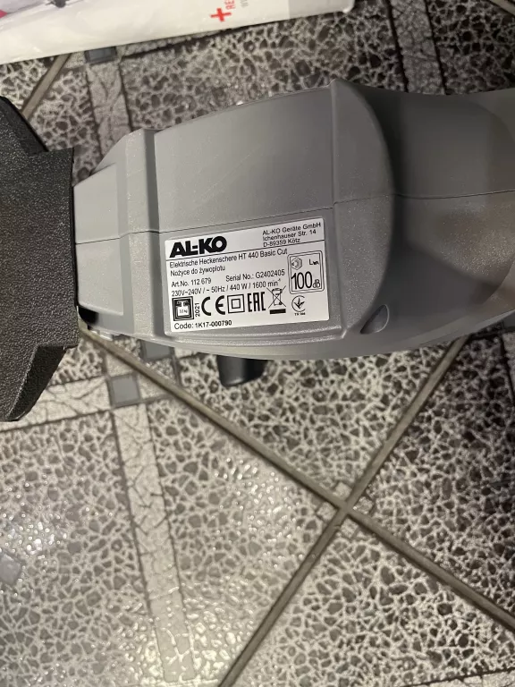 NOŻYCE DO ŻYWOPŁOTU AL-KO HT 440 BASIC CUT STAN IGŁA! POLECAM!