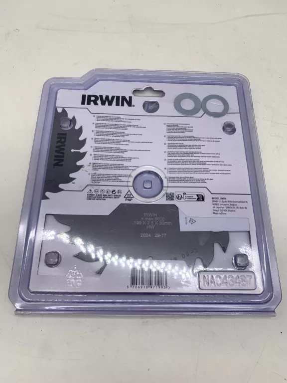 TARCZA IRWIN DO DREWNA 190MM