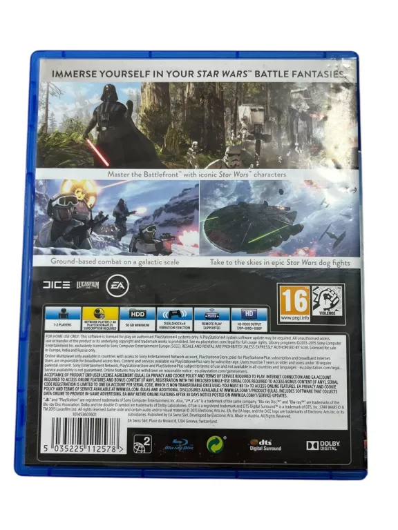 GRA PS4 STAR WARS BATTLEFRONT