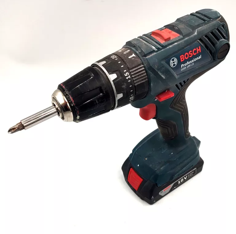 WKRĘTARKA BOSCH GSB 18V-21/ ŁAD/SKRZYNIA
