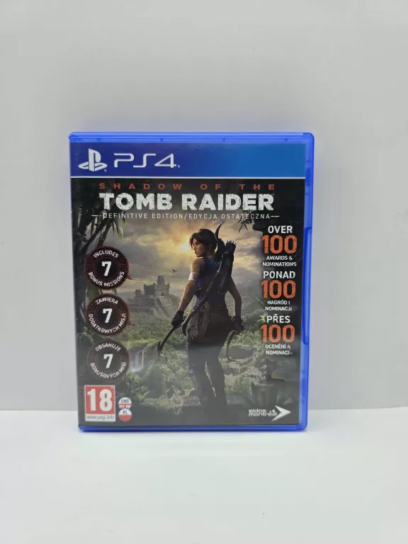 GRA PS4 SHADOW OF THE TOMB RIDER EDYCJA OSTATECZNA WERSJA PL