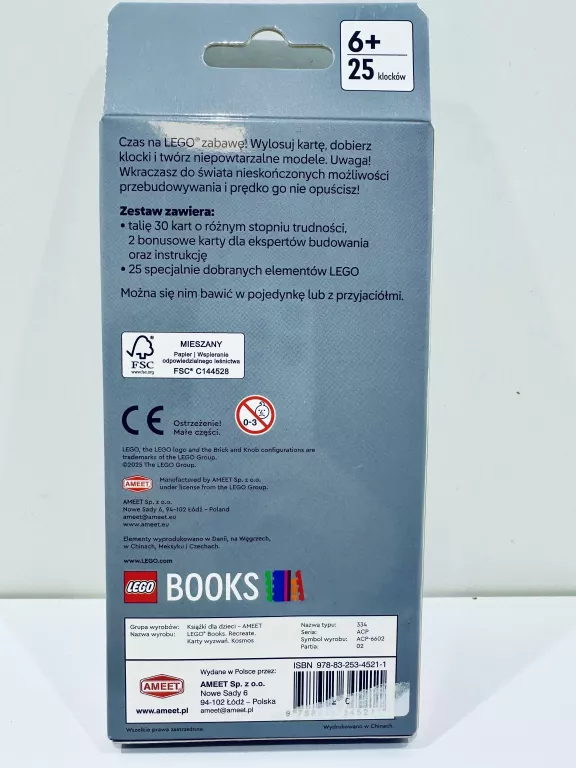 LEGO BOOKS. REBUILD. KARTY WYZWAŃ: KOSMOS