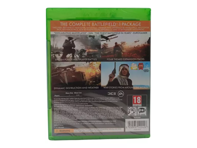 GRA XBOX ONE BATTLEFIELD 1 REVOLUTION