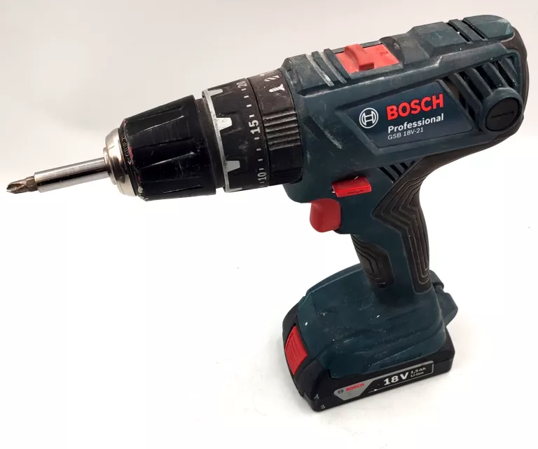 WKRĘTARKA BOSCH GSB 18V-21/ ŁAD/SKRZYNIA