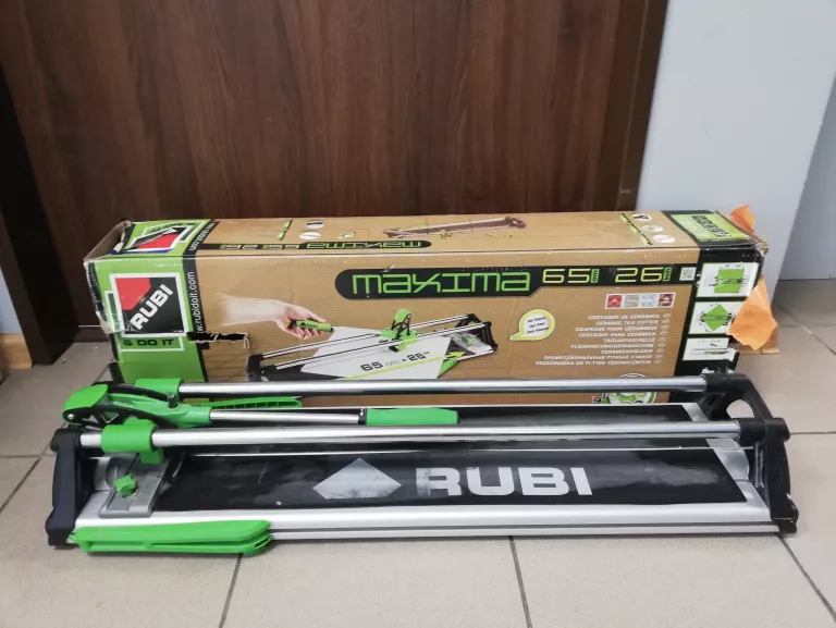 PRZECINARKA RĘCZNA DO PŁYTEK GLAZURY 65CM RUBI MAXIMA 600KG