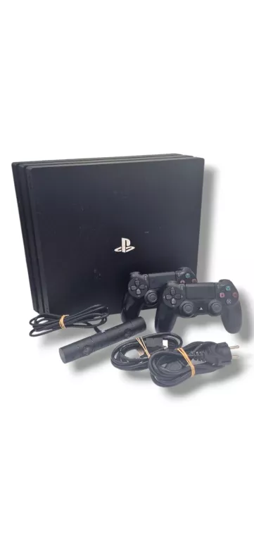 KONSOLA PS4 PRO 1 T CUH-7016B OKABLOWANIE GRY PADY X2 KINECT