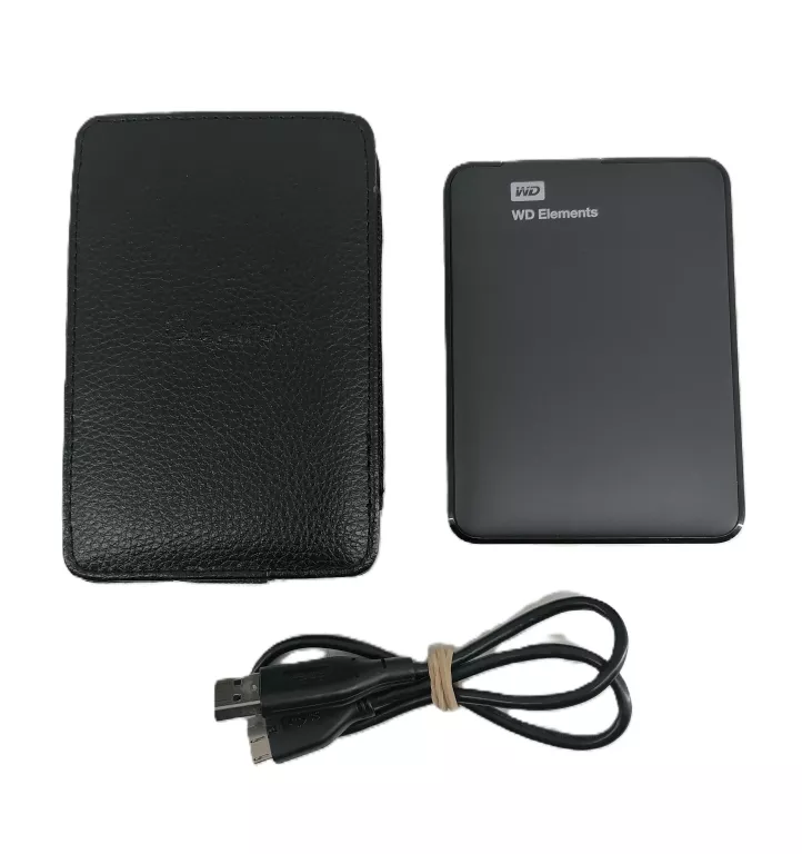 DYSK ZEWNĘTRZNY HDD WD ELEMENTS PORTABLE 1TB CZARNY WDBUZG0010BBK