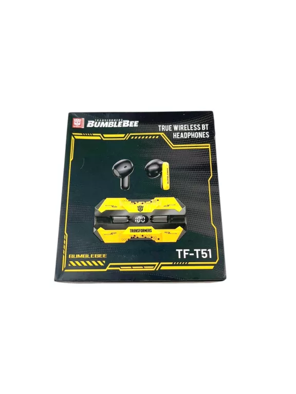 SŁUCHAWKI GAMINGOWE DOUSZNE TRANSFORMERS TF-T51 BUMBLEBEE 24H BT 5.4
