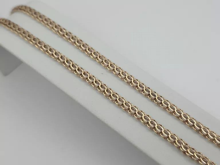 ZŁOTY ŁAŃCUSZEK SPLOT: GARIBALDI - 585 14K 60CM 13,60G