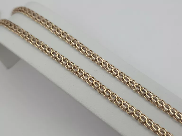 ZŁOTY ŁAŃCUSZEK SPLOT: GARIBALDI - 585 14K 60CM 13,60G