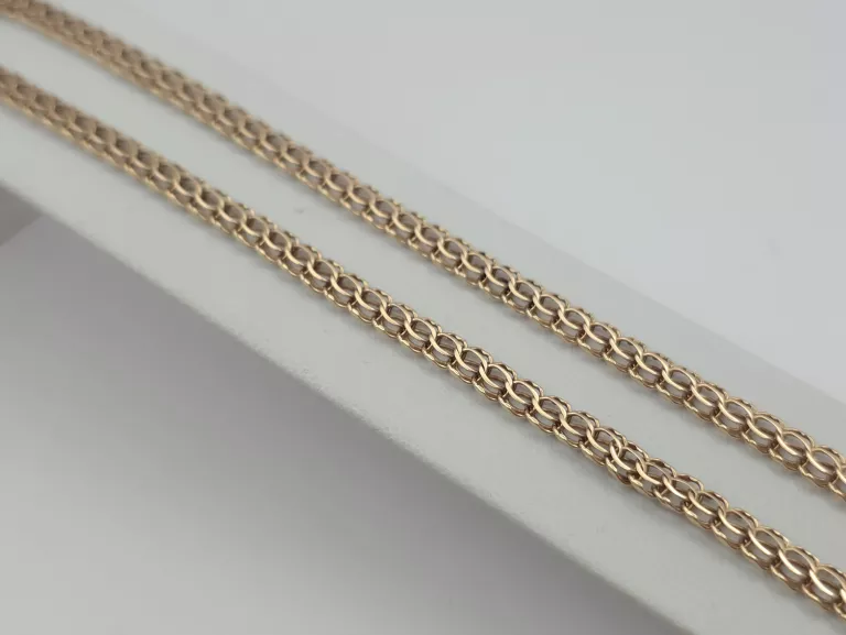 ZŁOTY ŁAŃCUSZEK SPLOT: GARIBALDI - 585 14K 60CM 13,60G