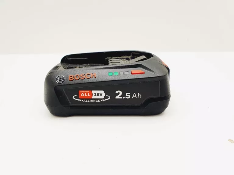 AKUMULATOR BOSCH ALL4 1607A351C9 PBA 2,5AH 18V ZE WSKAŻNIKIEM NAŁADOWANIA