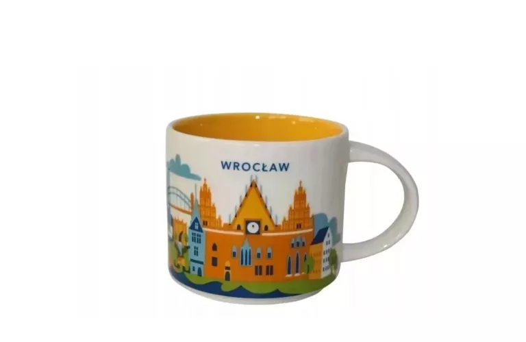 KUBEK STARBUCKS WROCŁAW PORCELANA 414 ML NA PREZENT !