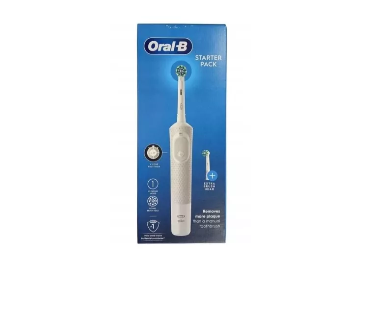 ELEKTRYCZNA SZCZOTECZKA AKUMULATOROWA DO ZĘBÓW ORAL-B STARTER PACK
