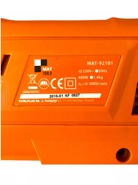 WYRZYNARKA MAT-92101 400W ZESTAW + ZESTAW NARZĘDZI NITEO 201ELEMNTOW
