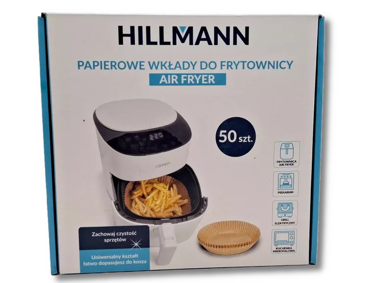 PAPIEROWE WKŁADY HILLMANN DO FRYTKOWNICY