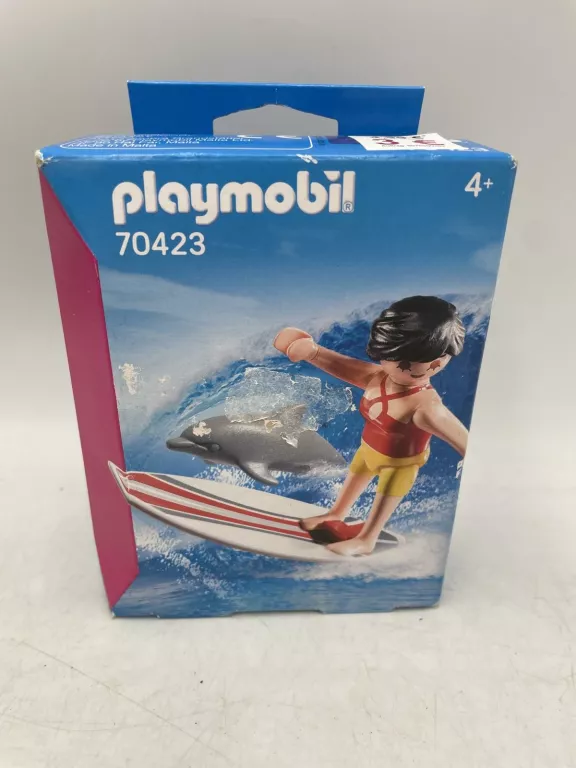 KLOCKI DLA DZIECI PLAYMOBIL DZIEWCZYNKA Z DELFINEM FIGURKI 70423