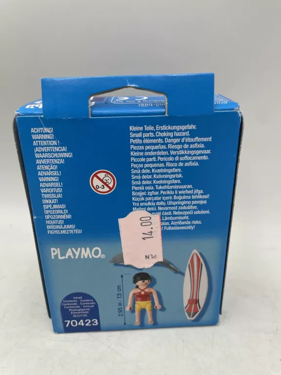 KLOCKI DLA DZIECI PLAYMOBIL DZIEWCZYNKA Z DELFINEM FIGURKI 70423
