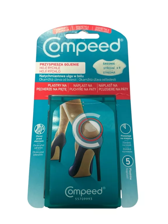 COMPEED PLASTRY NA PĘCHERZE OTARCIA ŚREDNIE 5SZT.