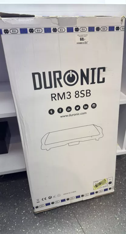 GRILL ELEKTRYCZNY DURONIC GP20 / PUDEŁKO