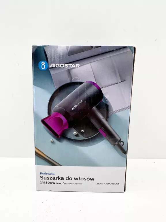 SUSZARKA DO WŁOSÓW SKŁADANA TURYSTYCZNA 1800 W LEKKA PODRĘCZNA