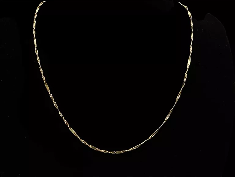 ZŁOTY ŁAŃCUSZEK W 2,24 G PR 585 DŁ .47 CM
