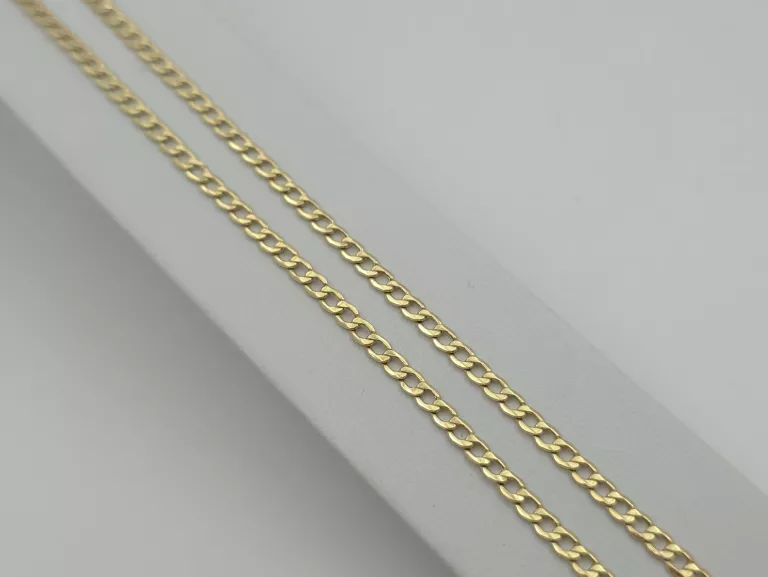 ZŁOTY ŁAŃCUSZEK SPLOT: PANCERKA - 585 14K 46CM 2,69G