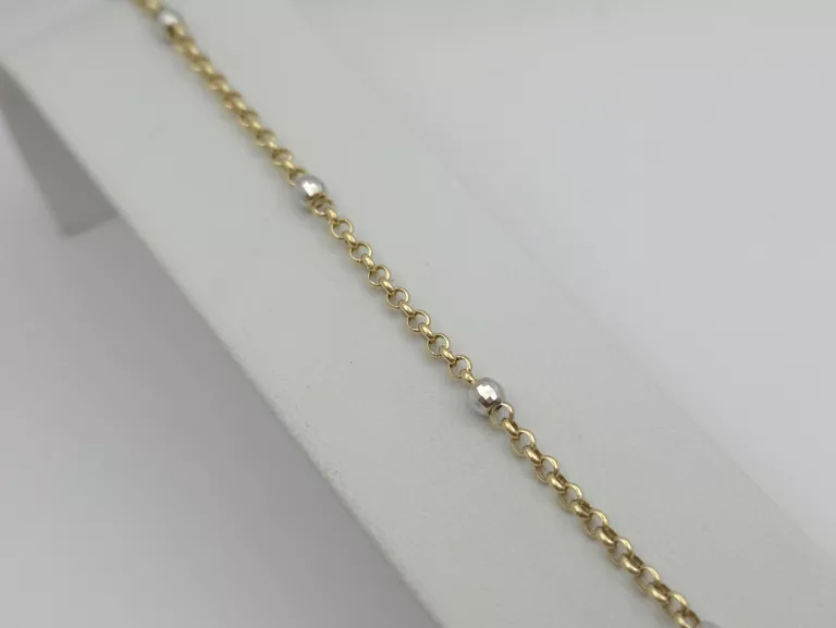 zlota-bransoletka-splot-rolo-585-14k-19cm-19g-dlugosc-calkowita-19