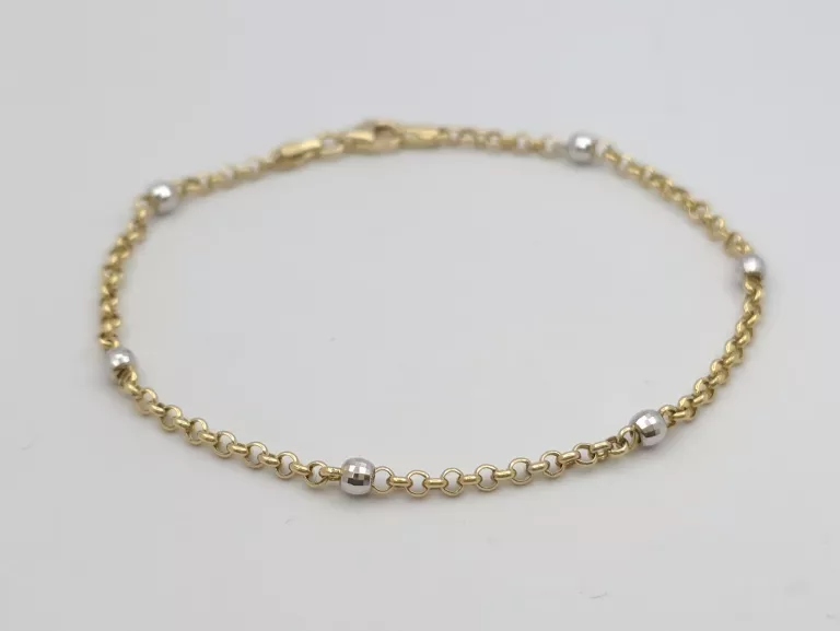 zlota-bransoletka-splot-rolo-585-14k-19cm-19g-wlotowa-5b-krakow