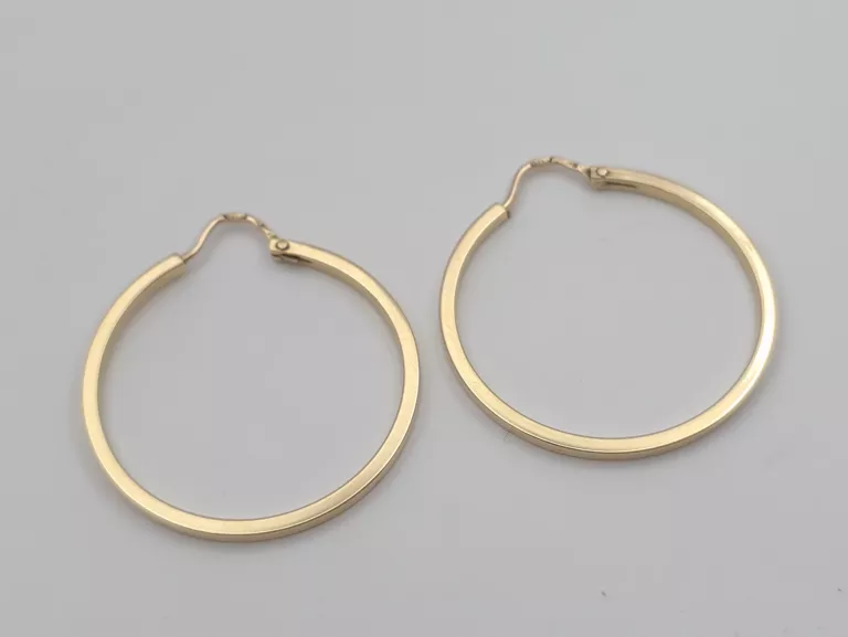 ZŁOTE KOLCZYKI KOŁA - 585 14K 3,63G